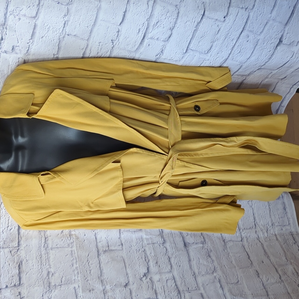 Express Golden Trench Coat for Women